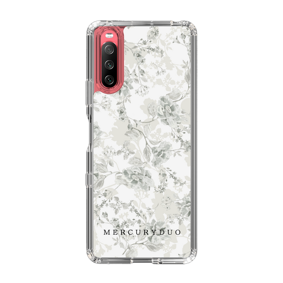 Slim Protection Case［ MERCURYDUO - NuanceFlower - White ］