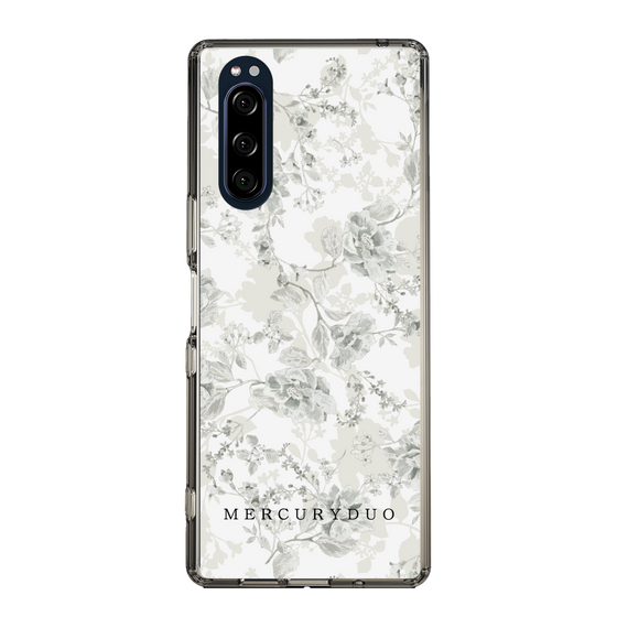 Slim Protection Case［ MERCURYDUO - NuanceFlower - White ］