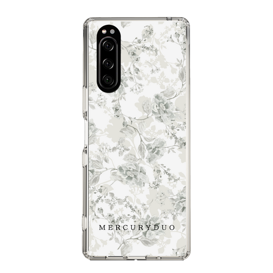 Slim Protection Case［ MERCURYDUO - NuanceFlower - White ］