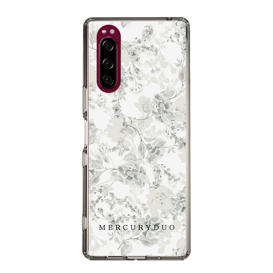 Slim Protection Case［ MERCURYDUO - NuanceFlower - White ］