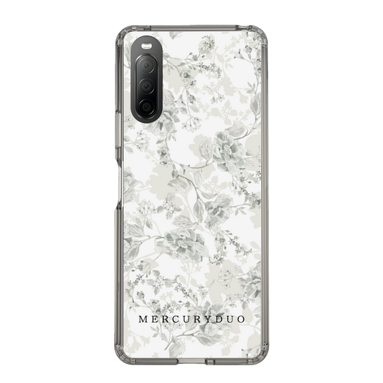 Slim Protection Case［ MERCURYDUO - NuanceFlower - White ］