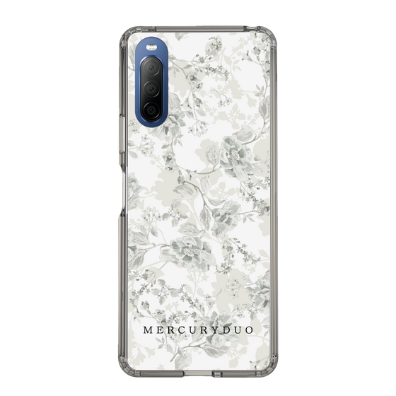 Slim Protection Case［ MERCURYDUO - NuanceFlower - White ］