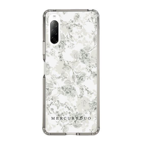 Slim Protection Case［ MERCURYDUO - NuanceFlower - White ］