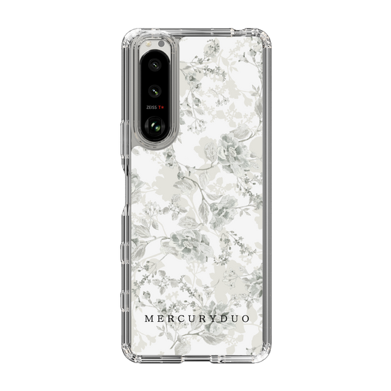 Slim Protection Case［ MERCURYDUO - NuanceFlower - White ］