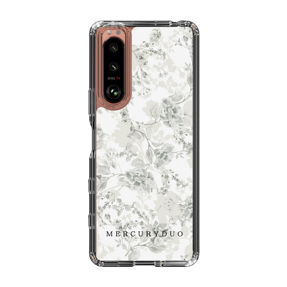 Slim Protection Case［ MERCURYDUO - NuanceFlower - White ］