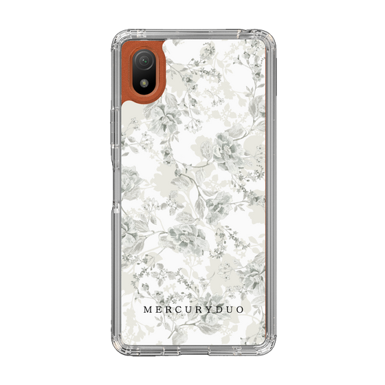 Slim Protection Case［ MERCURYDUO - NuanceFlower - White ］