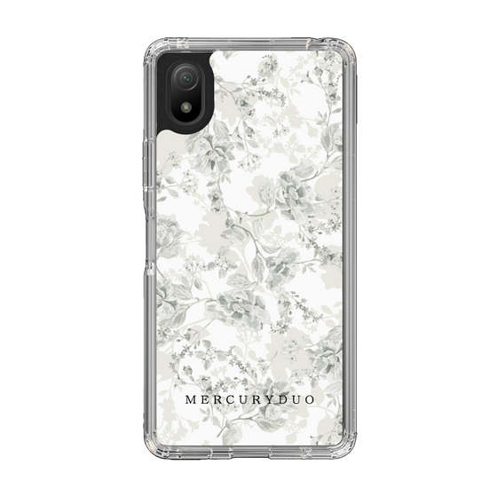 Slim Protection Case［ MERCURYDUO - NuanceFlower - White ］