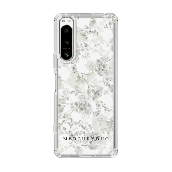 Slim Protection Case［ MERCURYDUO - NuanceFlower - White ］