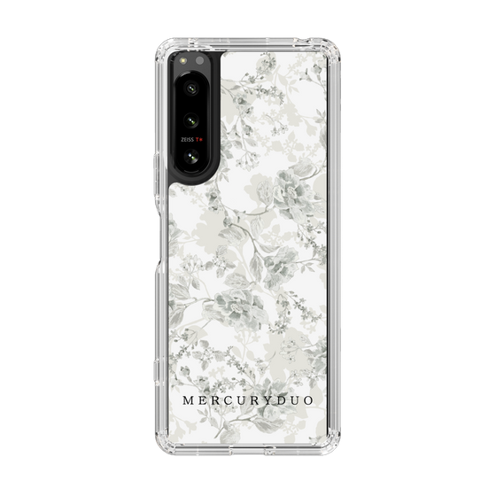 Slim Protection Case［ MERCURYDUO - NuanceFlower - White ］