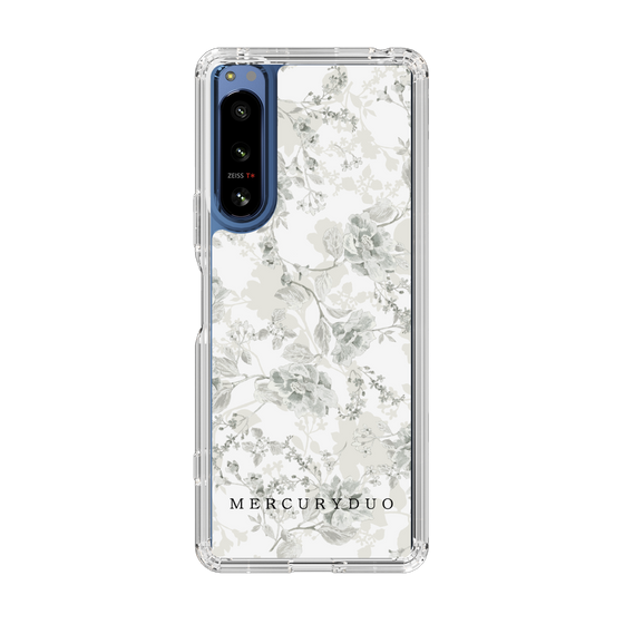 Slim Protection Case［ MERCURYDUO - NuanceFlower - White ］