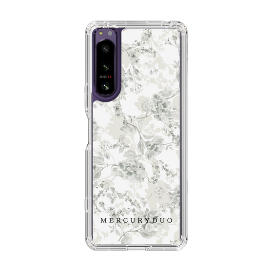 Slim Protection Case［ MERCURYDUO - NuanceFlower - White ］