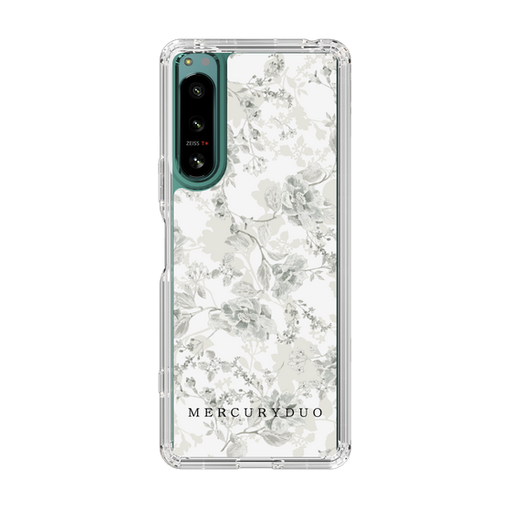 Slim Protection Case［ MERCURYDUO - NuanceFlower - White ］