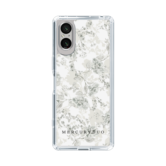 Slim Protection Case［ MERCURYDUO - NuanceFlower - White ］