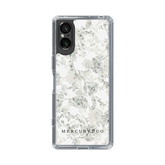 Slim Protection Case［ MERCURYDUO - NuanceFlower - White ］