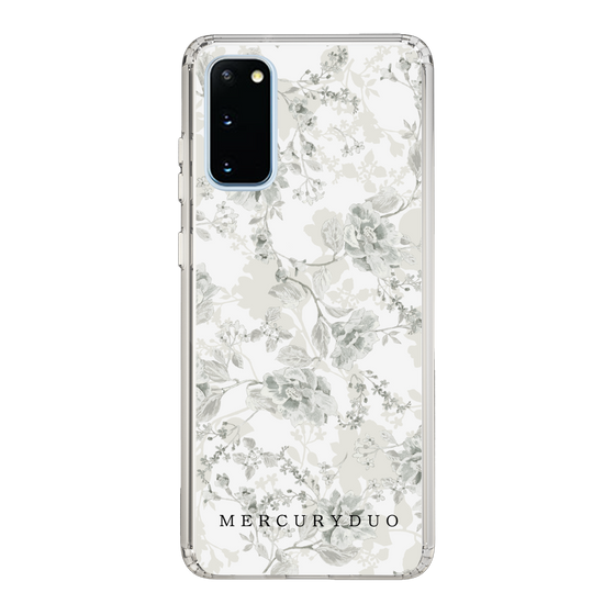 Slim Protection Case［ MERCURYDUO - NuanceFlower - White ］