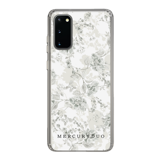 Slim Protection Case［ MERCURYDUO - NuanceFlower - White ］