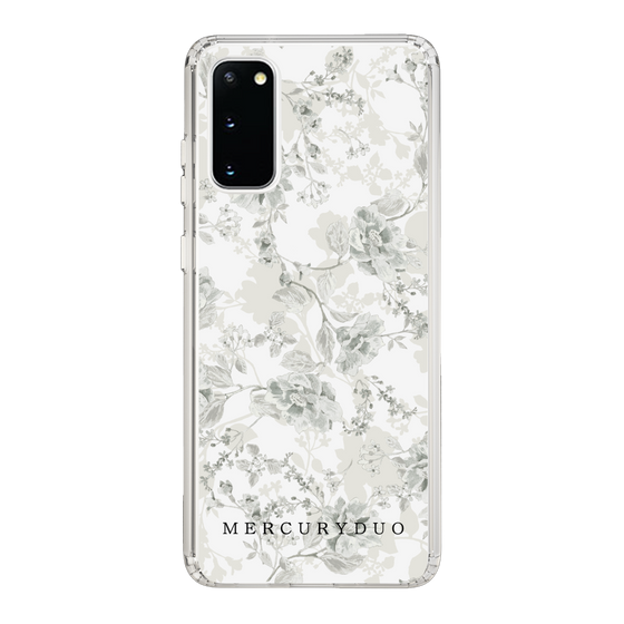 Slim Protection Case［ MERCURYDUO - NuanceFlower - White ］