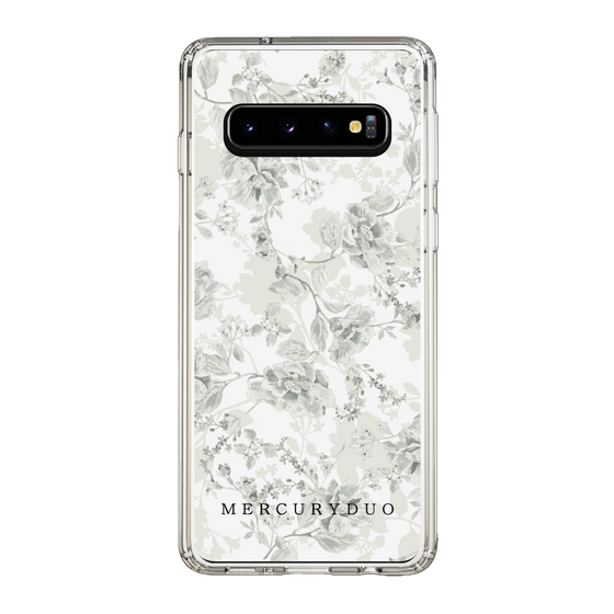 Slim Protection Case［ MERCURYDUO - NuanceFlower - White ］