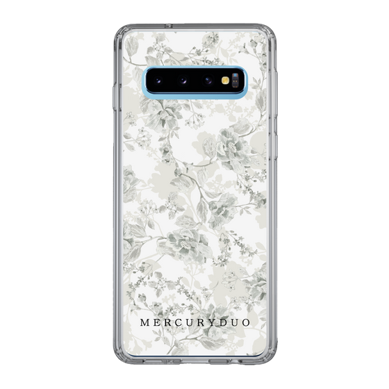 Slim Protection Case［ MERCURYDUO - NuanceFlower - White ］