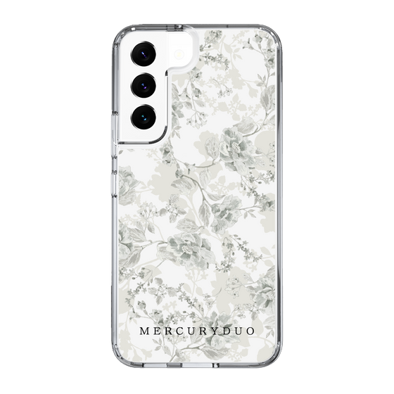 Slim Protection Case［ MERCURYDUO - NuanceFlower - White ］
