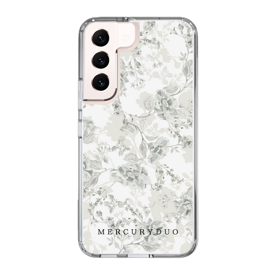 Slim Protection Case［ MERCURYDUO - NuanceFlower - White ］