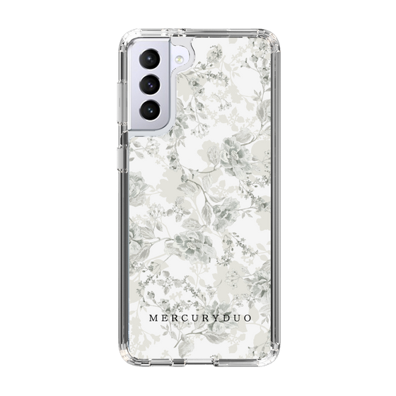 Slim Protection Case［ MERCURYDUO - NuanceFlower - White ］