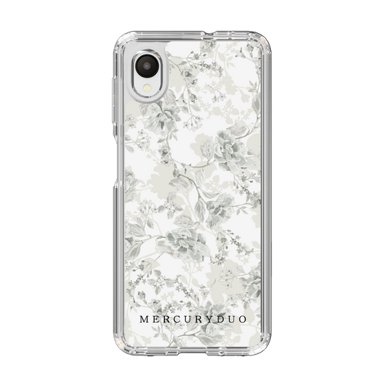 Slim Protection Case［ MERCURYDUO - NuanceFlower - White ］