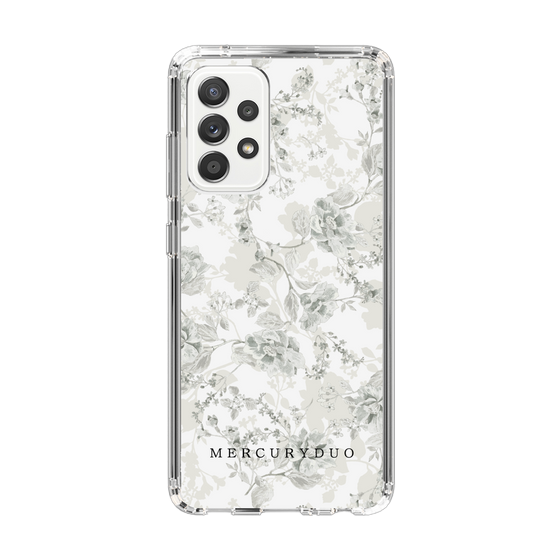 Slim Protection Case［ MERCURYDUO - NuanceFlower - White ］