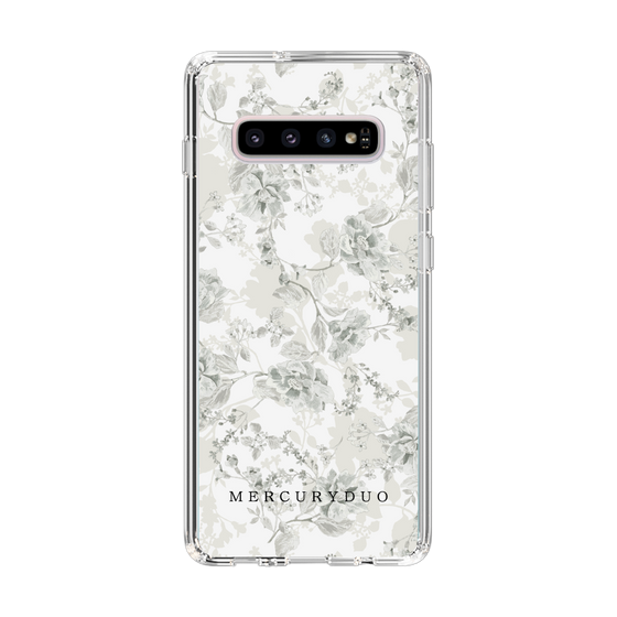 Slim Protection Case［ MERCURYDUO - NuanceFlower - White ］