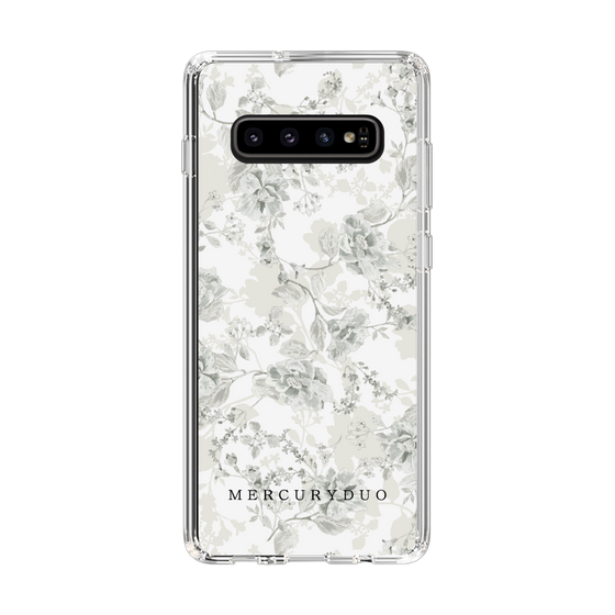 Slim Protection Case［ MERCURYDUO - NuanceFlower - White ］