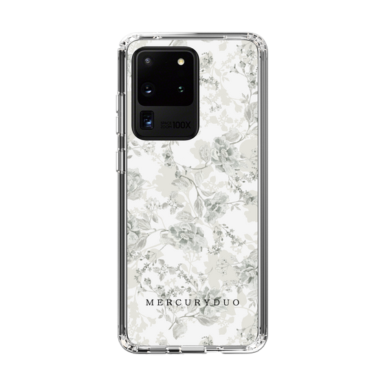 Slim Protection Case［ MERCURYDUO - NuanceFlower - White ］