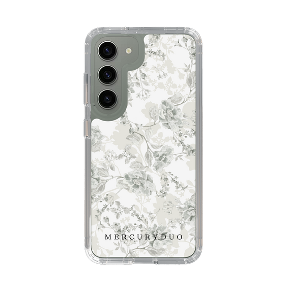 Slim Protection Case［ MERCURYDUO - NuanceFlower - White ］