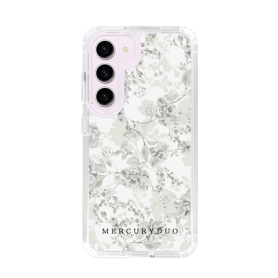 Slim Protection Case［ MERCURYDUO - NuanceFlower - White ］