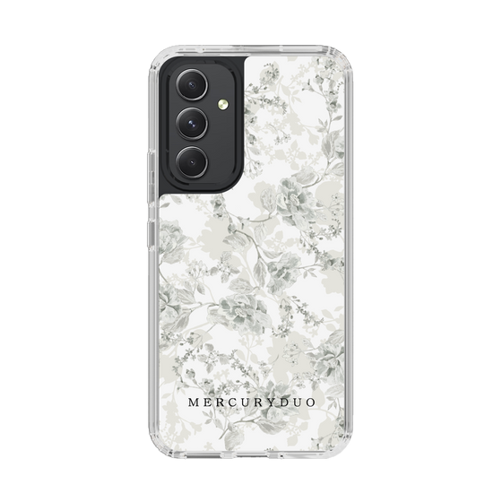 Slim Protection Case［ MERCURYDUO - NuanceFlower - White ］