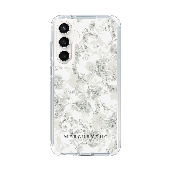 Slim Protection Case［ MERCURYDUO - NuanceFlower - White ］