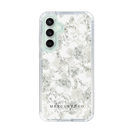 Slim Protection Case［ MERCURYDUO - NuanceFlower - White ］