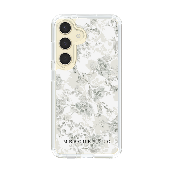 Slim Protection Case［ MERCURYDUO - NuanceFlower - White ］