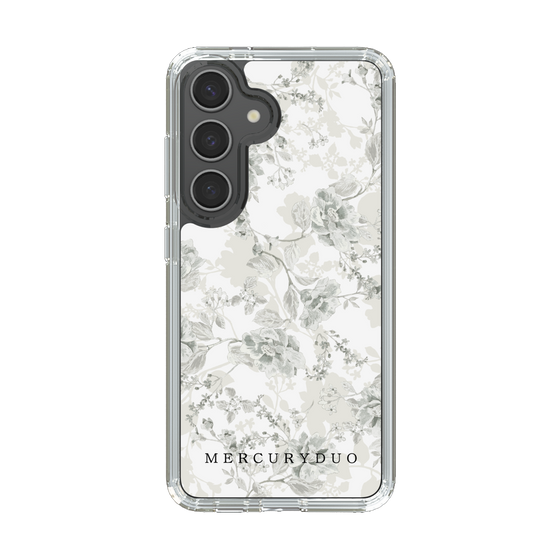 Slim Protection Case［ MERCURYDUO - NuanceFlower - White ］