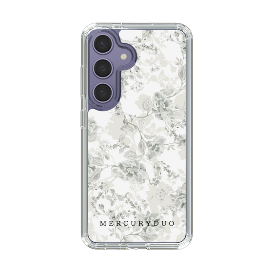Slim Protection Case［ MERCURYDUO - NuanceFlower - White ］
