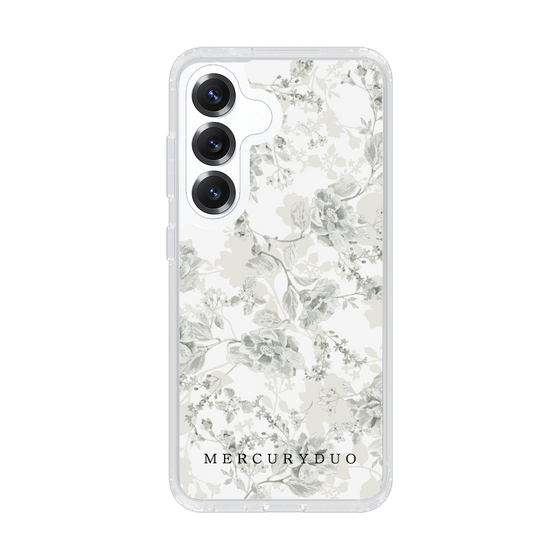 Slim Protection Case［ MERCURYDUO - NuanceFlower - White ］