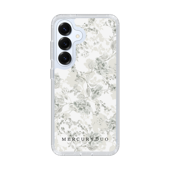 Slim Protection Case［ MERCURYDUO - NuanceFlower - White ］