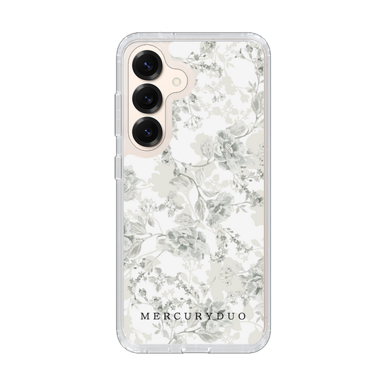 Slim Protection Case［ MERCURYDUO - NuanceFlower - White ］