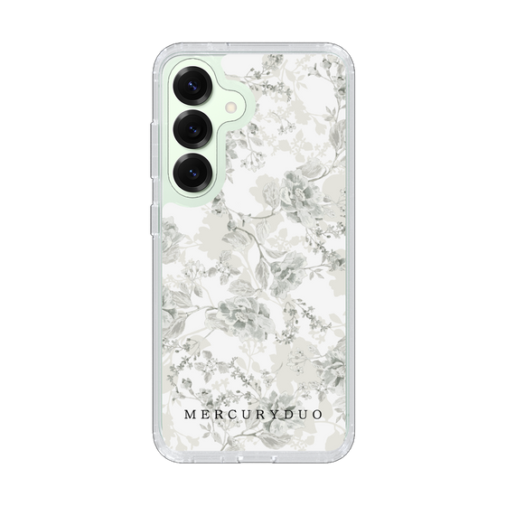 Slim Protection Case［ MERCURYDUO - NuanceFlower - White ］