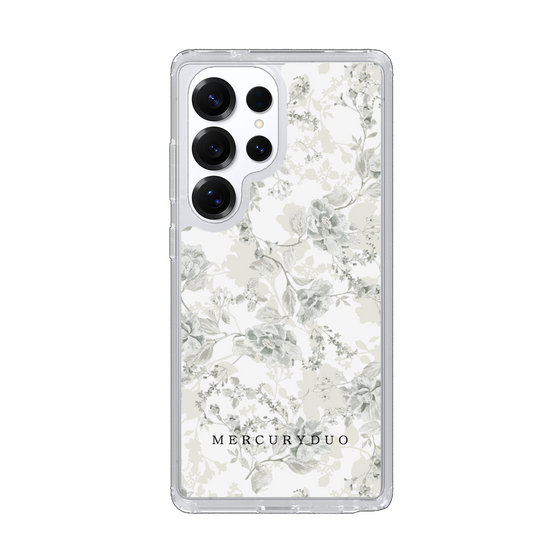 Slim Protection Case［ MERCURYDUO - NuanceFlower - White ］
