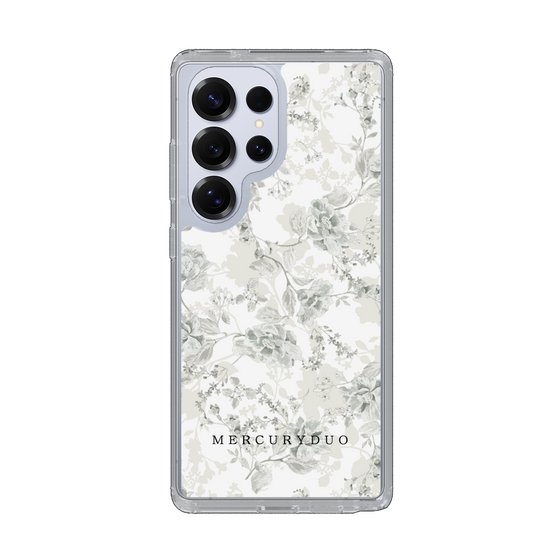 Slim Protection Case［ MERCURYDUO - NuanceFlower - White ］