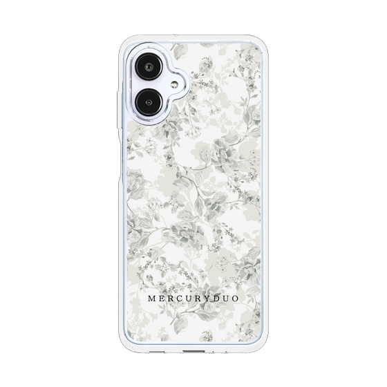 Slim Protection Case［ MERCURYDUO - NuanceFlower - White ］