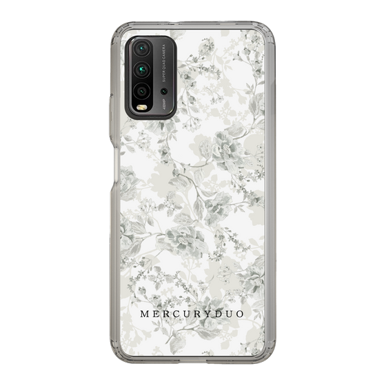 Slim Protection Case［ MERCURYDUO - NuanceFlower - White ］
