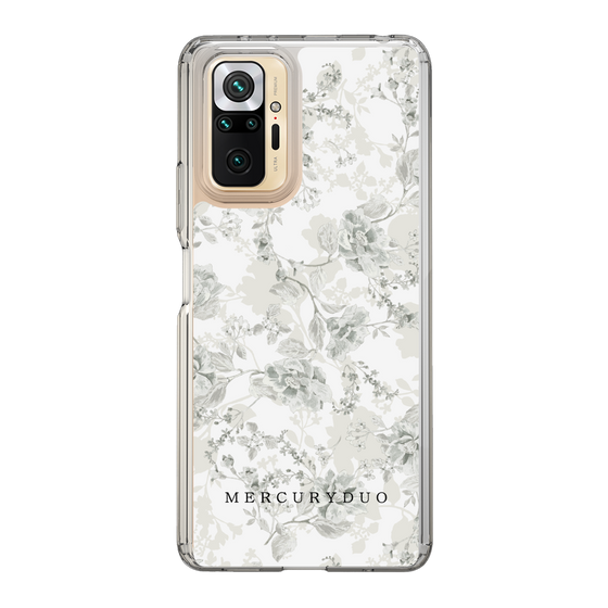 Slim Protection Case［ MERCURYDUO - NuanceFlower - White ］