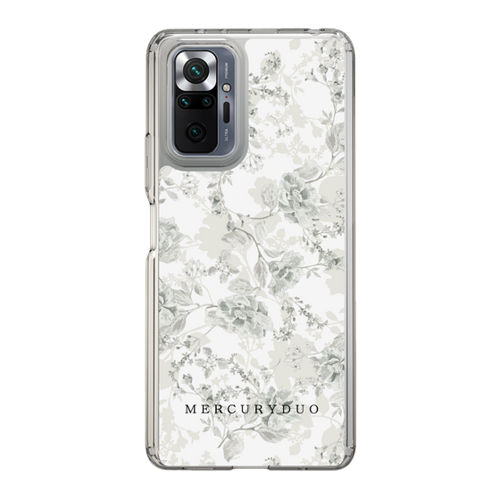 Slim Protection Case［ MERCURYDUO - NuanceFlower - White ］