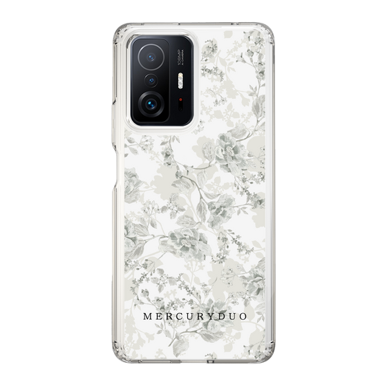 Slim Protection Case［ MERCURYDUO - NuanceFlower - White ］